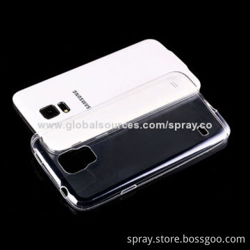 Ultra-thin Crystal Clear TPU Cases for Samsung Galaxy S5, High-quality Material to Prevent Foggy